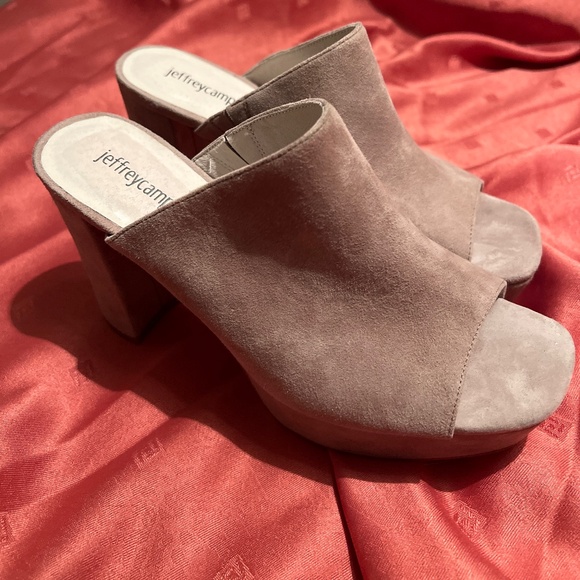 Jeffrey Campbell Square Platform Mules - EUC - Picture 3 of 12